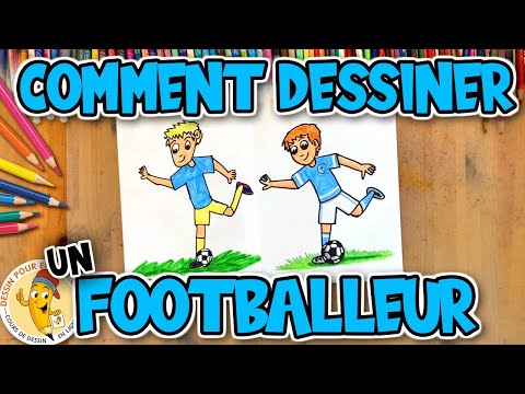 Comment dessiner un FOOTBALLEUR étape par étape