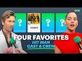 Four Favorites With Glen Powell Adria Arjona Richard Linklater And More From Hit Man