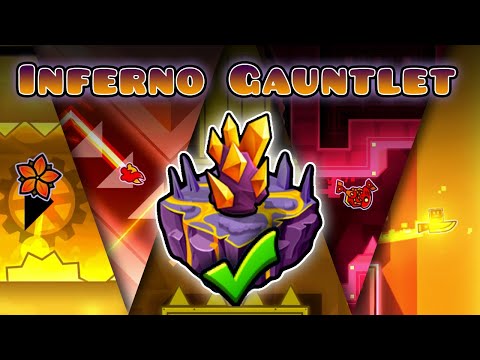 ❤️‍🔥 INFERNO GAUNTLET 100% COMPLETE | The Lost Gauntlets (Geometry Dash 2.2)