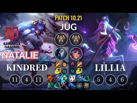 SB Natalie Kindred vs Lillia Jungle - KR Patch 10.21