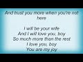 Aretha Franklin - You Are My Joy Lyrics