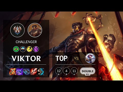 Viktor Top vs Fiora - BR Challenger Patch 10.13