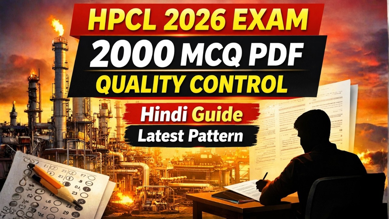 HPCL Junior Executive Quality Control 2026 eBook PDF with 2000 MCQs and Answ final