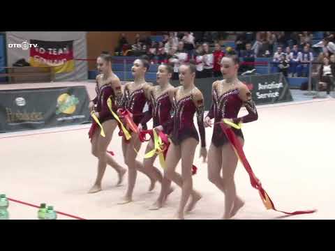 Germany Senior Group 5 Ribbon Final (24.00) 2025 Gymnastik International Germany #rhythmicgymnastics
