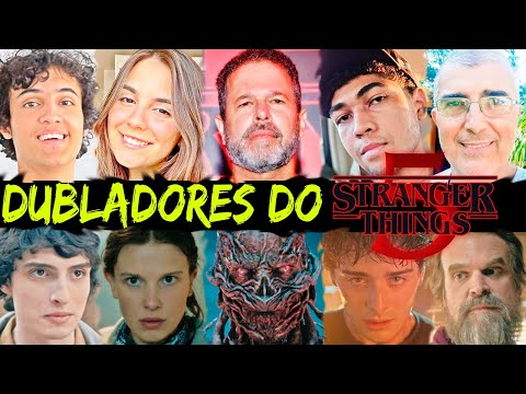 Todos os Dubladores Da Série Stranger Things - 5ª Temporada #mundodadublagem #series #strangerthings