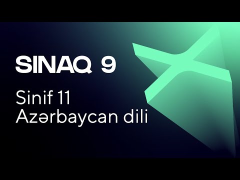 Azərbaycan dili 11-ci sinif   Güvən Sınaq 9 Buraxılış fənləri üzrə