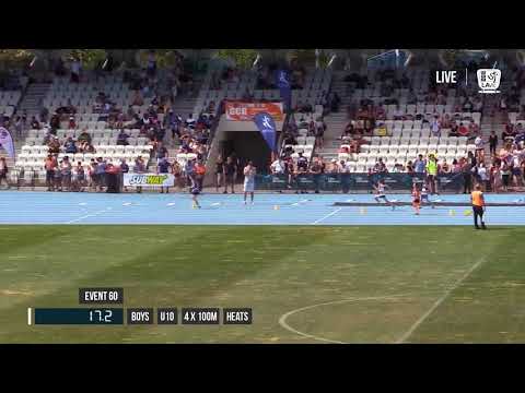 BOYS U10 4X100M HEAT 3 - 2017 SUBWAY STATE RELAY CHAMPIONSHIPS // LAVicTV