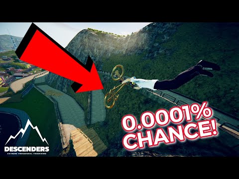 I GOT THE RAREST BIKE IN DESCENDERS! | Gold Bike in Descenders!