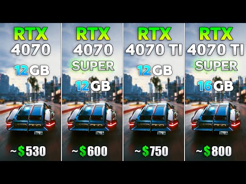 RTX 4070 vs. RTX 4070 SUPER vs. RTX 4070 Ti vs. RTX 4070 Ti SUPER – Test in 8 Spielen