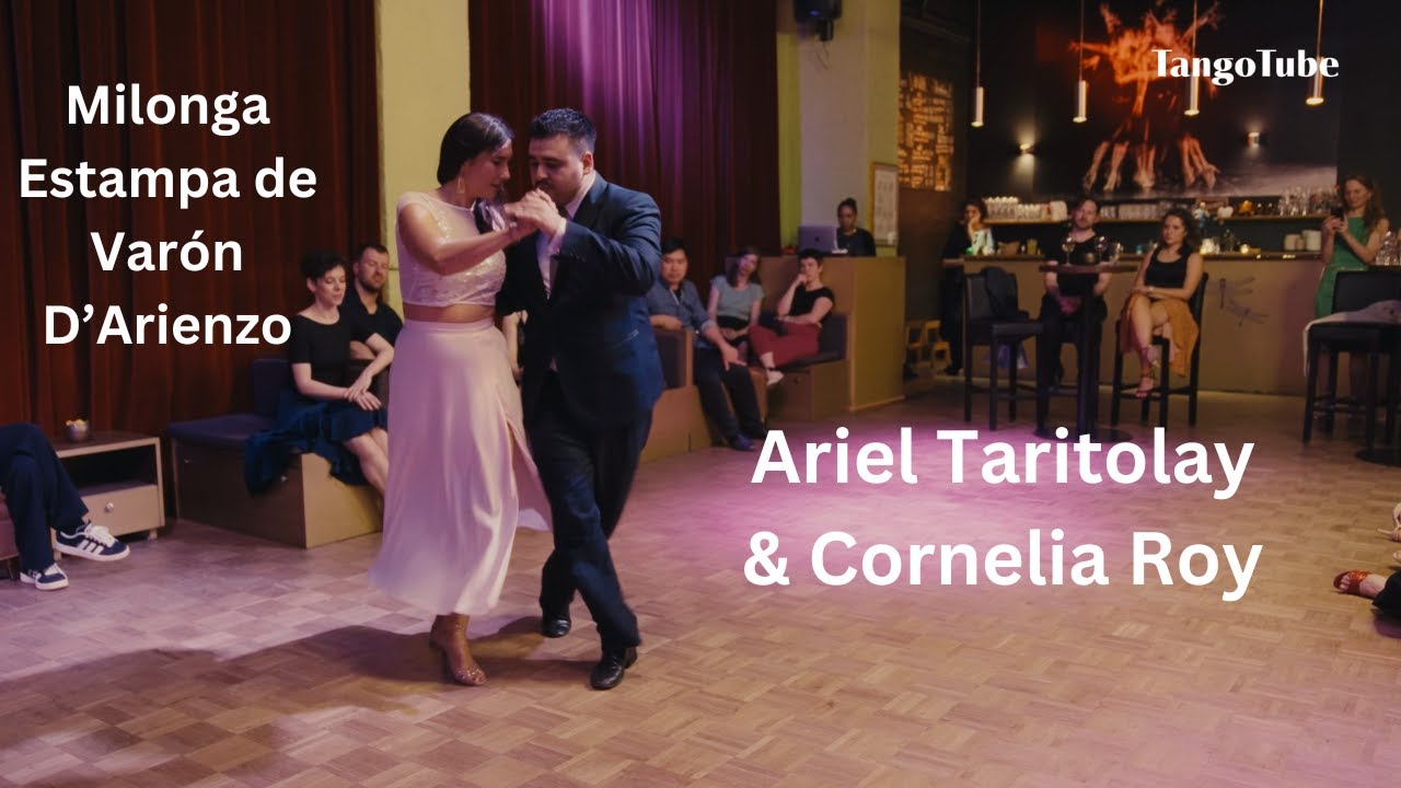 Milonga. Estampa de Varón. D'Arienzo - Ariel Taritolay & Cornelia Roy, Milonga Latidos. Berlin  2024
