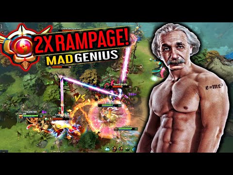 When GENIUS TINKER GET MAD 2x Rampage!! Grand Master Tinker Dota 2 7.28c Tinker Gameplay.