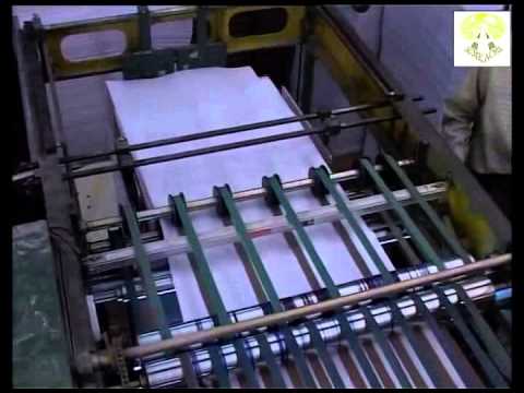 Automatic Paper Ruling Machine Demonstration