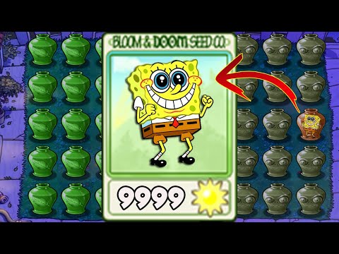 Vasebreaker Endless | 100% REPEATER Spongebob Plant - Plants vs Mod Spongebob