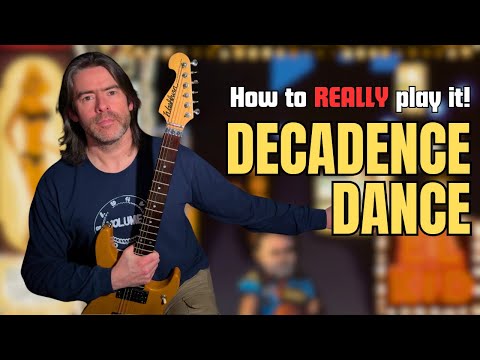 Decadence Dance - The Ultimate Guitar Lesson (FULL SONG) #masterthatriff
