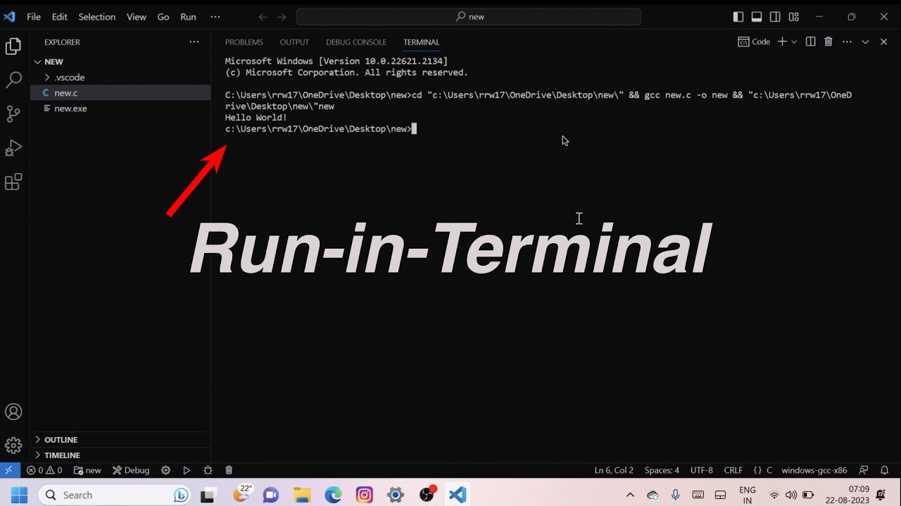 How to fix Run in Terminal for C/C++ in Visual Studio Code? | 2023