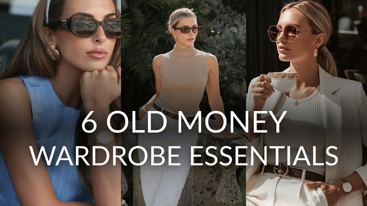 6 old money wardrobe essentials for elegant and classy women