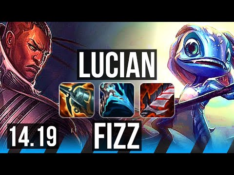 LUCIAN vs FIZZ (MID) | 10/2/7 | EUW Master | 14.19