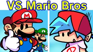 Cover art for Friday Night Funkin' VS Mario Rebooted FULL WEEK DEMO & Luigi