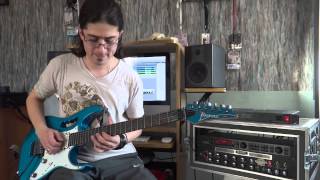 Steve Vai - Touching Tongues - Guitar performance by Cesar Huesca