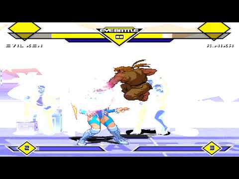 EVIL KEN MOVES GAMEPLAY VS R MIKA -STREET FIGHTER (ARCADE VERSION) (MUGEN) 2022