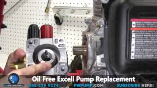 Oil less pump replacement