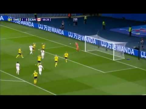 Hedvig Lindahls straffräddning Sverige - Kanada 1-0 VM 2019 damer