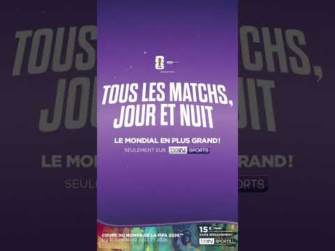 Coupe du Monde de la FIFA 2026 : vivez 100% des matchs sur beIN SPORTS ! #shorts