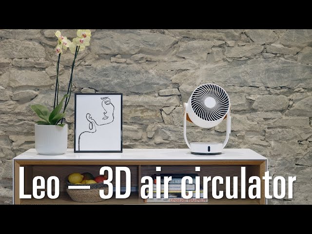 Video teaser per Leo – the 3D air circulator by Stadler Form