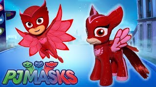 Custom PJ MASKS OWLETTE PONY Tutorial DIY Disney Jr MLP My Little