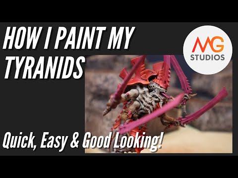 How To Paint Tyranids. Quick, Easy and Good Looking | How To Ep 2