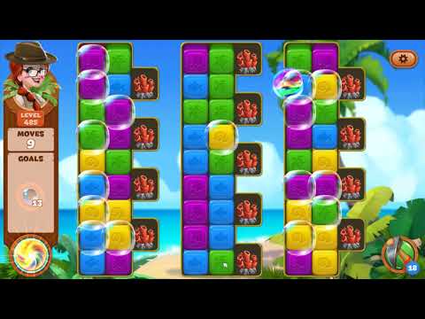 Lost Island: Blast Adventure - Level 485 (No Boosters) HD