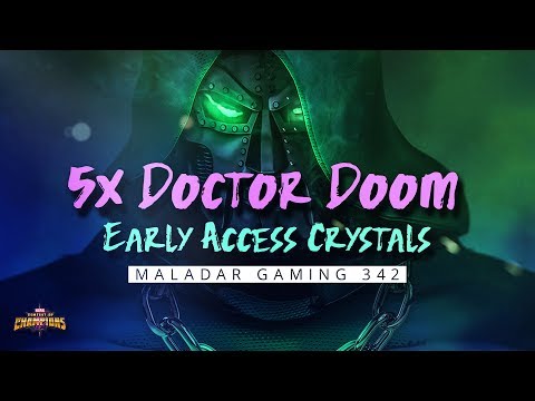 5x 6 Star Doctor Doom Featured Cavalier Crystals Opening 🙀 #MCOC