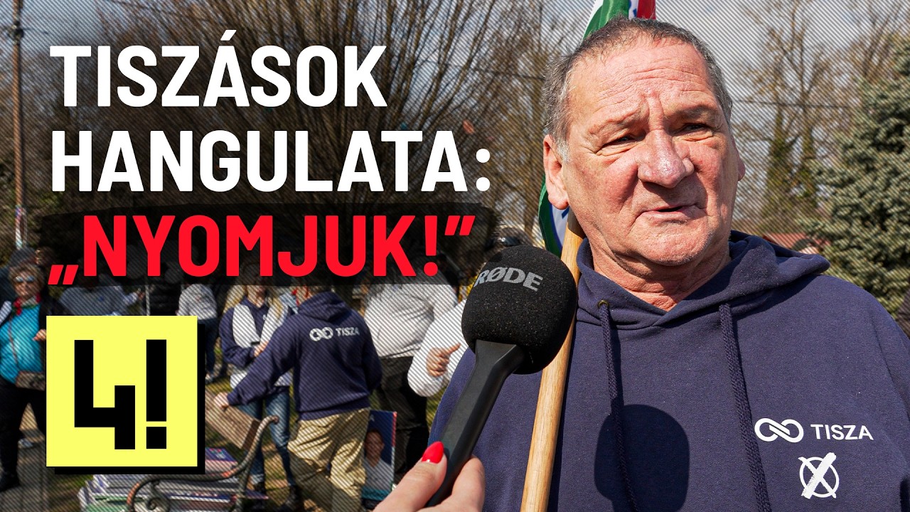 „A rendszerváltás a lényeg, nem Magyar Péter személye” – Tisza-kampány közelről