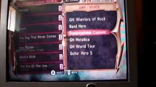 How to fix Guitar Hero Warriors of Rock Nintendo Wii DLC crashing or not appearing (Smash Hits)