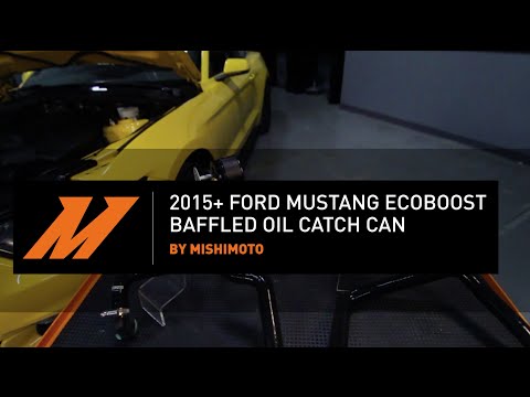 2015+ Ford Mustang EcoBoost Baffled Oil Catch Can Features & Benefits by Mishimoto