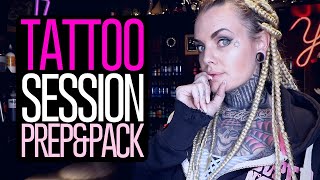 PREP & PACK - TATTOO SESSION⚡How to be super prepared for your next tattoo appointment.