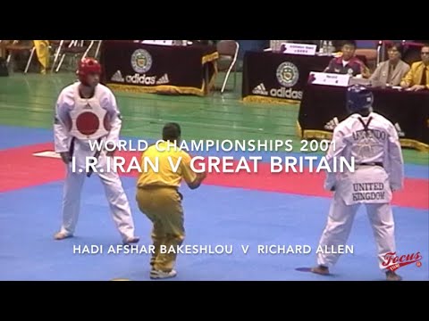 I.R. IRAN V GREAT BRITAIN  MALE +84KG WORLD CHAMPIONSHIPS 2001 JEJU KOREA