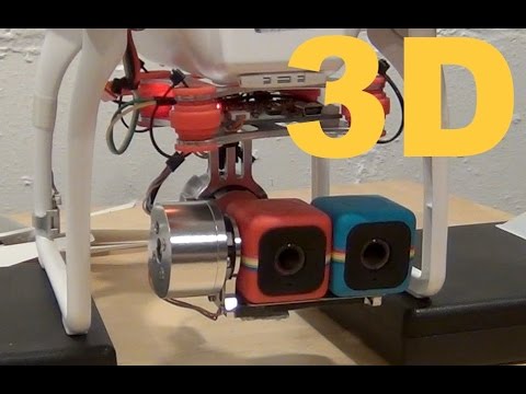 DJI 3D Stereo Setup with 2 Polaroid Cube Cameras (HD)