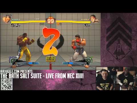 Alex Valle (Ryu) VS. MackAttack (Dee Jay) - AirJuggle Bath Salt Suite at NEC XIII