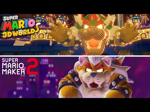 Super Mario 3D World Final Castle Recreated in Super Mario Maker 2