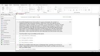 SAM Project B Access Module 01 Databases and Database Objects | SC_AC365_1B | Module 1:SAM Project B