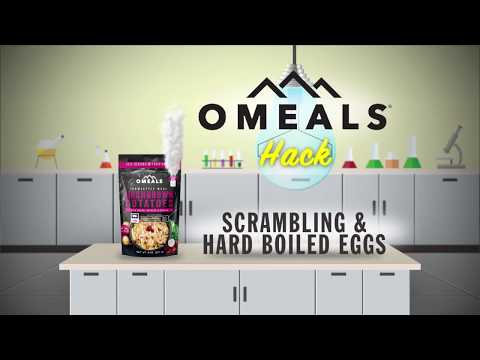 Omeals Hack - Making scrambled and hard boiled eggs