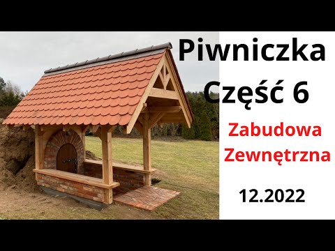 Piwniczka Część 6   Zadaszenie, schody, murki