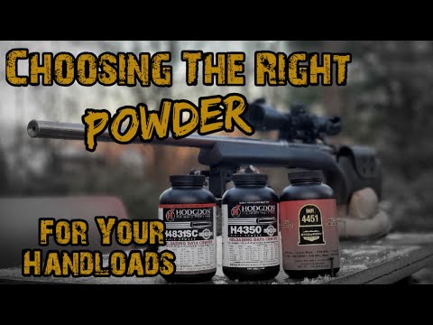 Choosing The Right Powder For Your Handloads