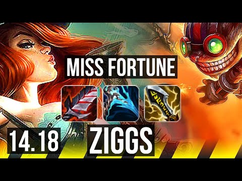 MISS FORTUNE & Nami vs ZIGGS & Nautilus (ADC) | Quadra, 16/3/13, Godlike | EUW Grandmaster | 14.18
