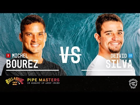 Michel Bourez vs. Deivid Silva - Round of 32, Heat 15 - Billabong Pipe Masters 2019