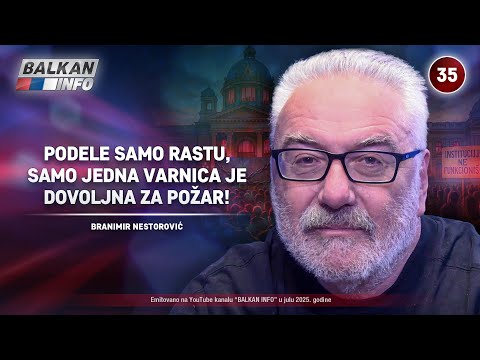 INTERVJU: Branimir Nestorović – Podele samo rastu, jedna varnica je dovoljna za požar! (17.7.2025)