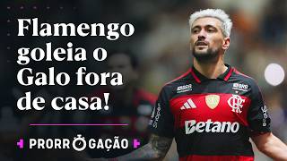 MENGÃO ATROPELA O GALO E SEGUE NA "CAÇA" AO PALMEIRAS NO BRASILEIRÃO | PRORROGAÇÃO