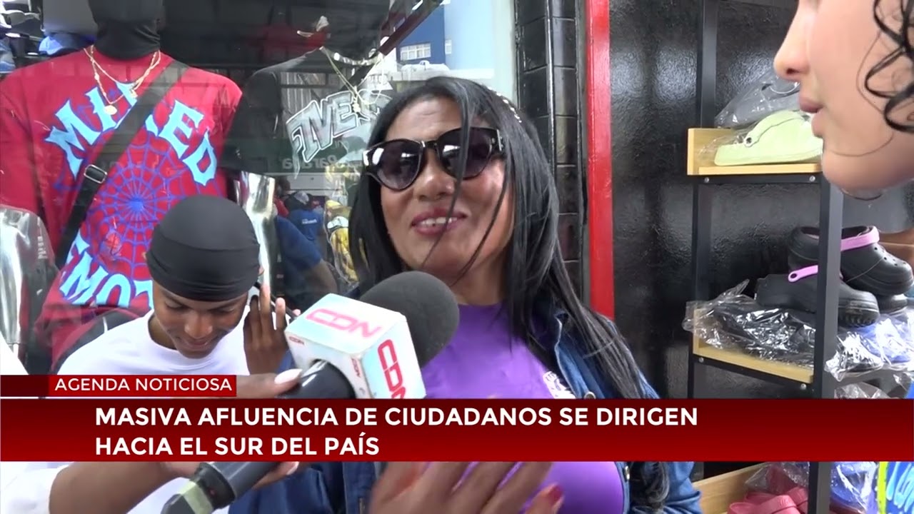 Masiva afluencia de ciudadanos se dirige hacia el sur del país