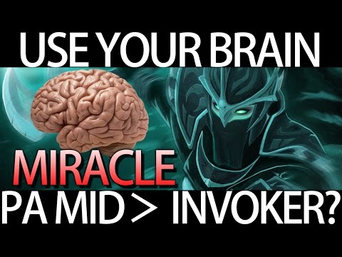 How to Mid PA vs Invoker Carry Gameplay by Miracle Dota 2